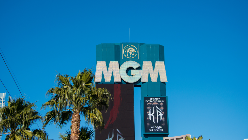 Outside of view of MGM tower